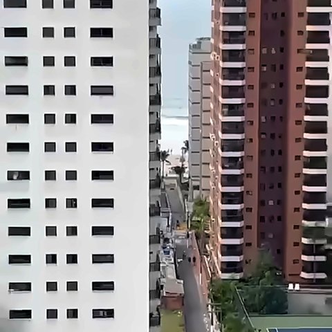 Vista da cobertura para os prédios do bairro