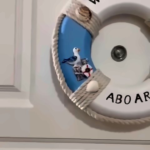 Boia decorativa de boas-vindas na porta